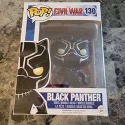 Funko POP Marvel #130 Black Panther Captain America Civil War 