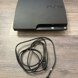 PS3 with Power Cord