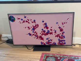 Free: 55” Samsung oled with mark on top left corner