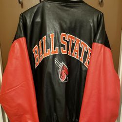 NCAA Ball State University Stitched Steve & Barry's Jacket Size XL X-Large 