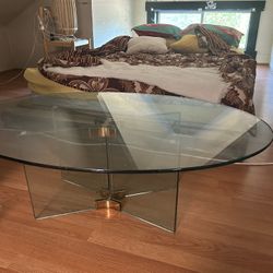 Glass Top Coffee Table 