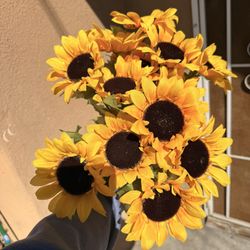 Artificial Sunflower Bouquet 
