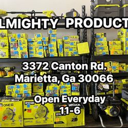 Ryobi Power Tools Drills Sander Saws Fans Lawn Equipment Batteries And More 