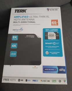 TERK - Amplified Multi-Directional Ultra-Thin XL HDTV Antenna