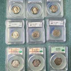 High Graded 25c Quarters Coins