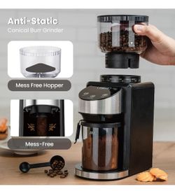 Gevi Coffee Grinder Electric,Coffee Bean Grinder with 35 Grind Settings for Espresso,Drip,French Press,Burr Coffee Grinder for Home Use,
