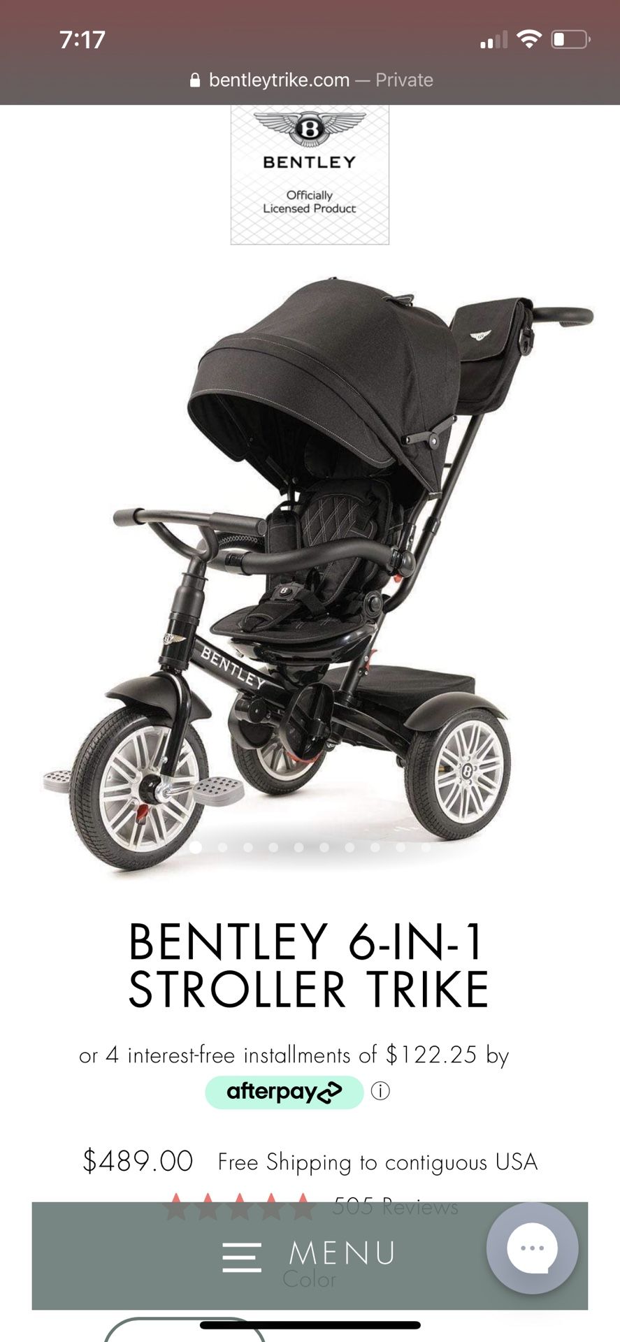 Bentley Trike 6-1