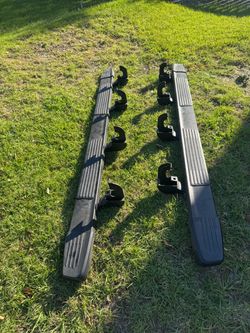 Truck Running Boards with Mounting Brackets