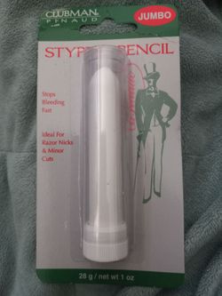 Styptic pencil for shaving cuts