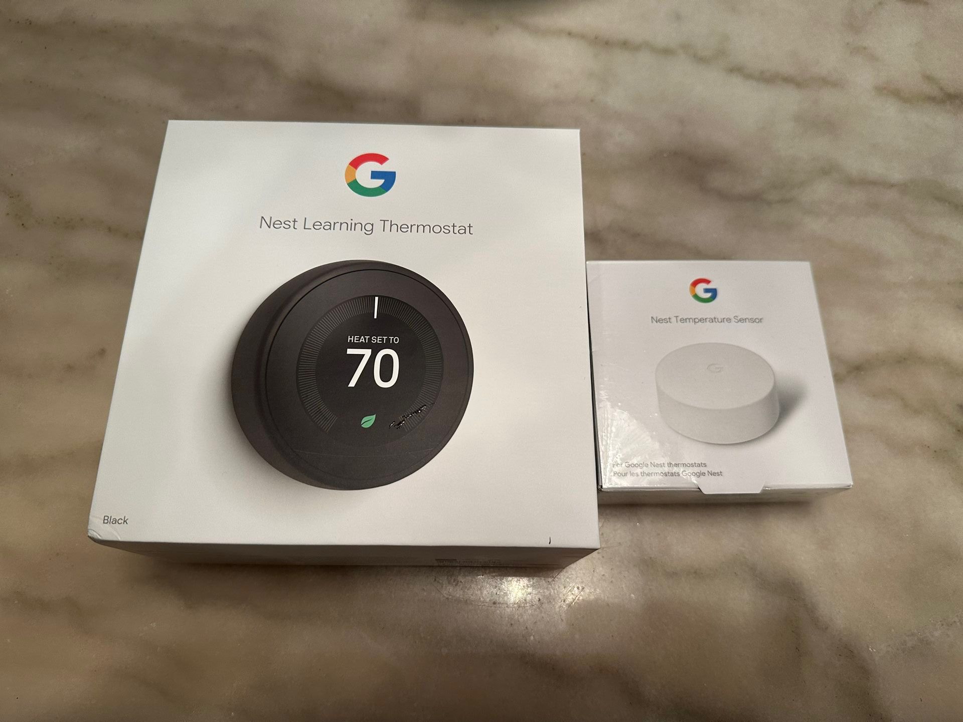 Nest Learning Thermostat And Temperature Sensor