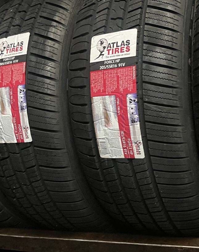 4 Brand New Tires 205/55/16 AT Atlas Tires