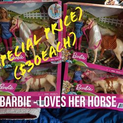 Barbie Brand Loves Her Horse