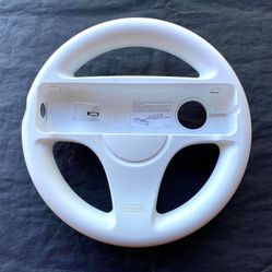 Nintendo Brand White Wii Steering Wheel - PRICE FIRM