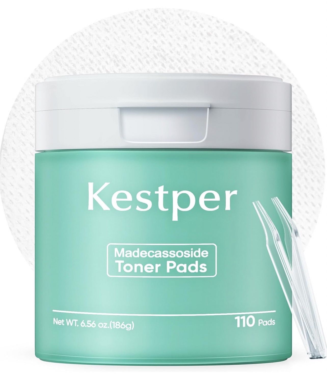 Madecassoside Blemish Toner Pads | 110 Pad Calming Face Pads with Centella Asiatica to Soothe,Balance Skin Tone,Fades Blemishes & Spots | Daily Use fo