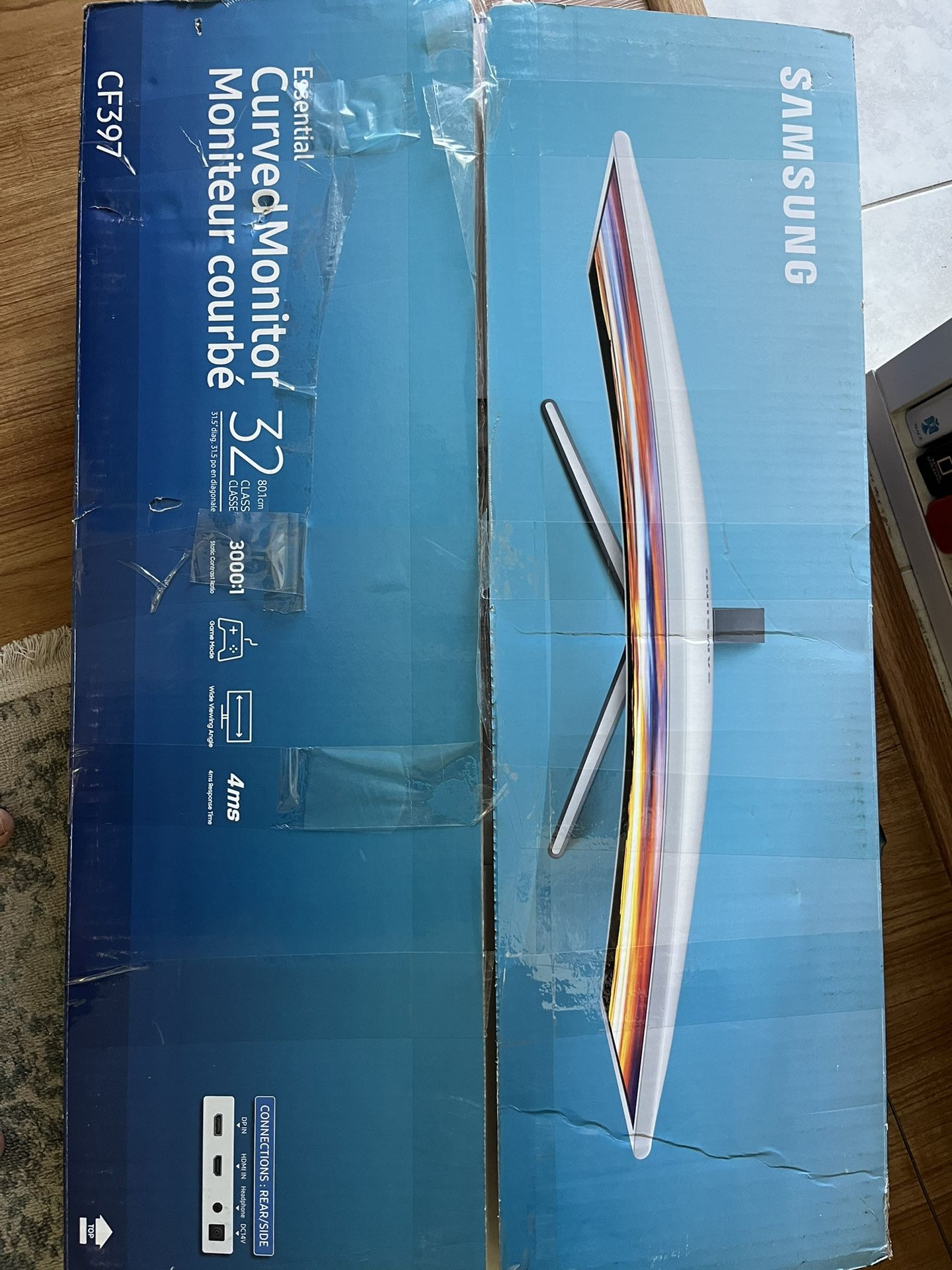 Samsung CF397 32 Inch Curved Monitor, $100 OBO