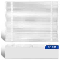 2-Pack 201 Replacement Furnace Filter Compatible with Aprilaire Space-Gard 2200,2250 Whole-House Air Purifier and X0445,MERV-10, 20x25x6 Air =Z11-755