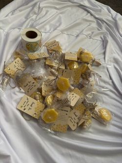 Honey Bee Baby Shower Soaps And Sticker Roll Baby Shower