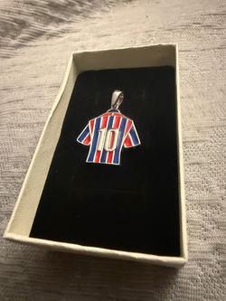 Barcelona #10 925 Silver Pendant
