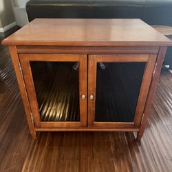 solid wood tv / media / storage cabinet