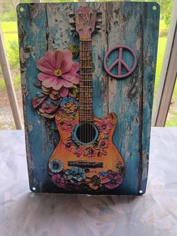 Tin sign