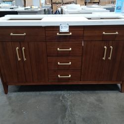 72inch Hardwood Bathroom Vanity With Quartz Top Backsplash And Sinks Included 