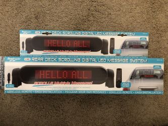 Roadmaster LED message system