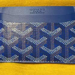 Goyard Saint Sulpice Blue Card Holder