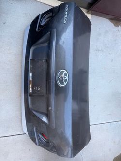 Toyota Corolla Trunk Lid