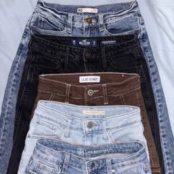 Jeans And Shorts Size 0-1