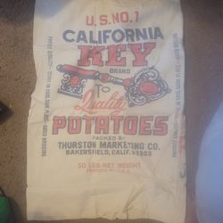 Vintage Potato Bags 