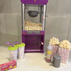 American Girl Doll Popcorn Popper Set