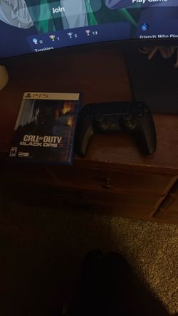 Ps5 DualSense black controller, Black ops 7 game