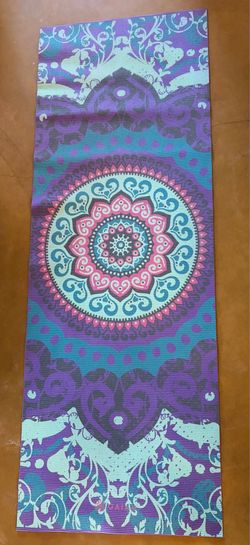 Gaiam Yoga Matt in Purple, Pink, Blue, and Mint