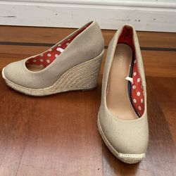 Tan Wedge Shoe