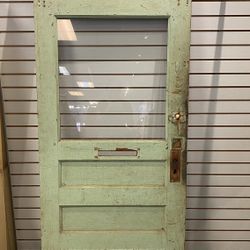 Vintage Antique Door Decor With Hinges