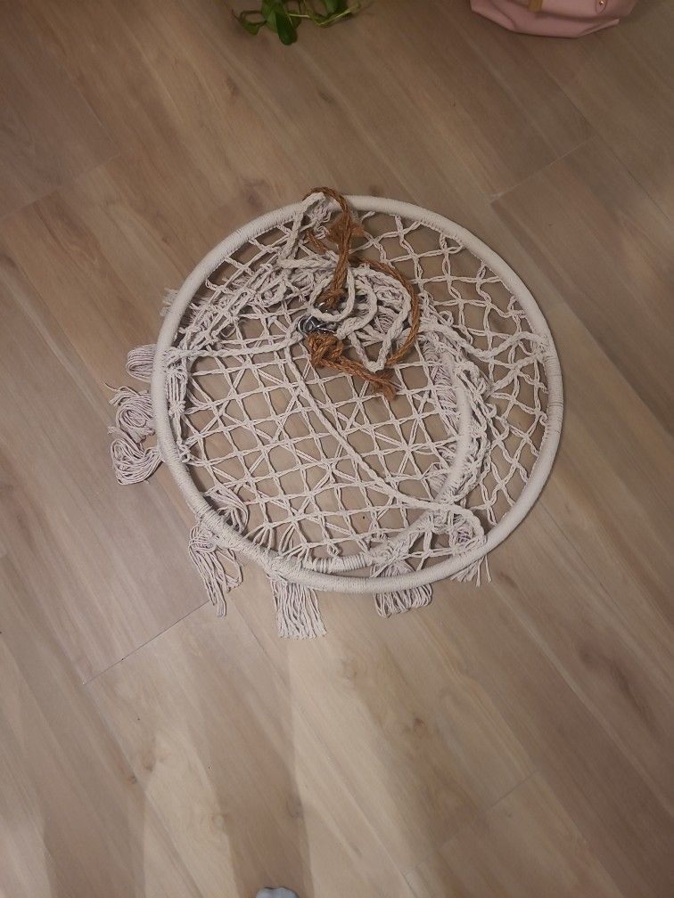 Macrame Hanging Swing