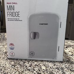 New Chefman Mini Portable Fridge
