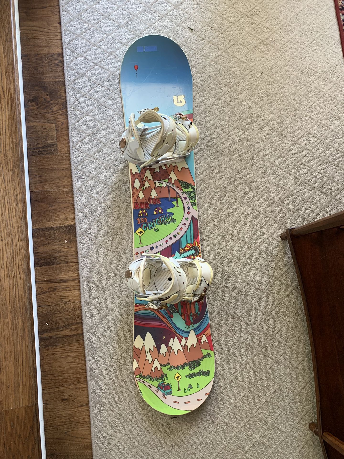 Girl’s Burton Chicklet Snowboard 130 (FREE boots with purchase)