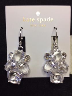 Kate Spade Crystal cluster.