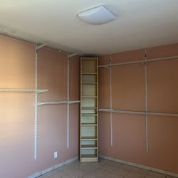 Closetmaid White Custom Closet Racks, Shelves And Standards