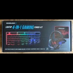 SoundLogicXT LIGHTUP 4-IN-1 Gaming Combo Kit