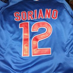 Majestic Alfonso Soriano Chicago Cubs Jersey