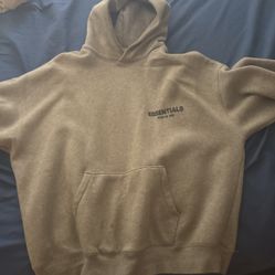 Essentials grey hoodie small