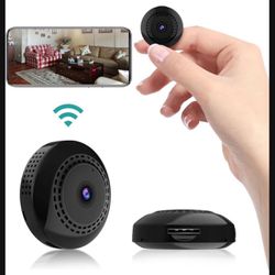 Mini Camera WiFi Wireless Nanny Cam, Spy Camera Hidden Camera,1080p HD Home Security Camera,Night Vision Indoor/Outdoor Small Dog Pet Camera for Mobil