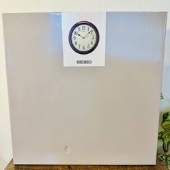 Seiko Wall Clock Quiet Sweep, NeW , 🎁 🎁