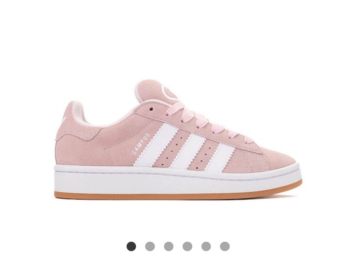 Kids Size 9K Adidas Pink And White campus