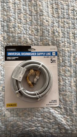 Everbilt installation kit and supply line for dishwasher