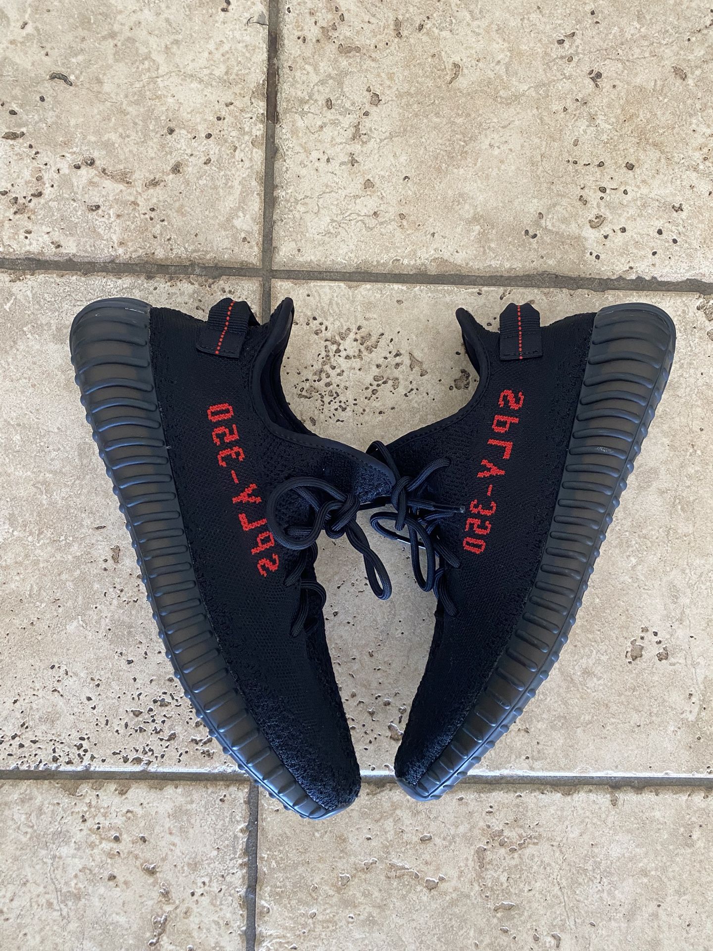 Adidas Yeezy 350 V2 Bred Mens Size 12
