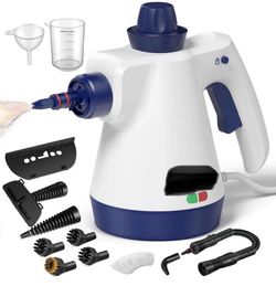 Steam Cleaner, Pressurized Handheld Steam Cleaner for Home with 12pcs Accessories & Safety Lock, Multi-Surface & Powerful Home Use Steamer for Cleanin