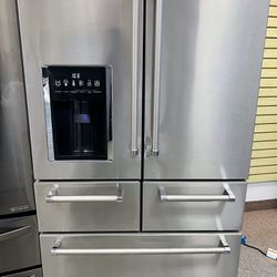 Kitchen Aid-Stainless Refrigerator $750 CASH